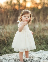 Isa Dress (antique ivory tulle)