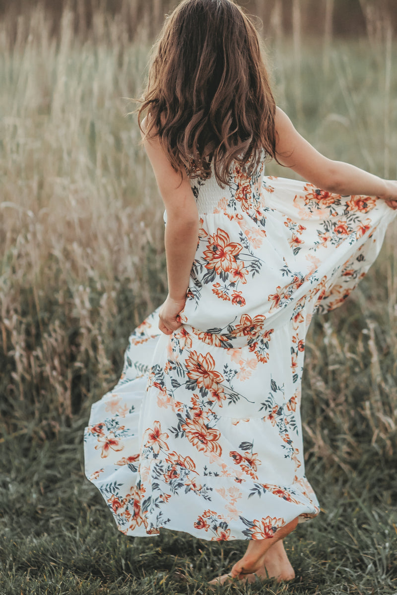 Stella Dress (earthy floral)