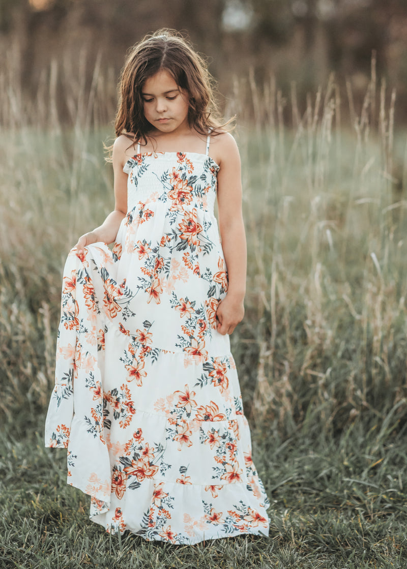 Stella Dress (earthy floral)