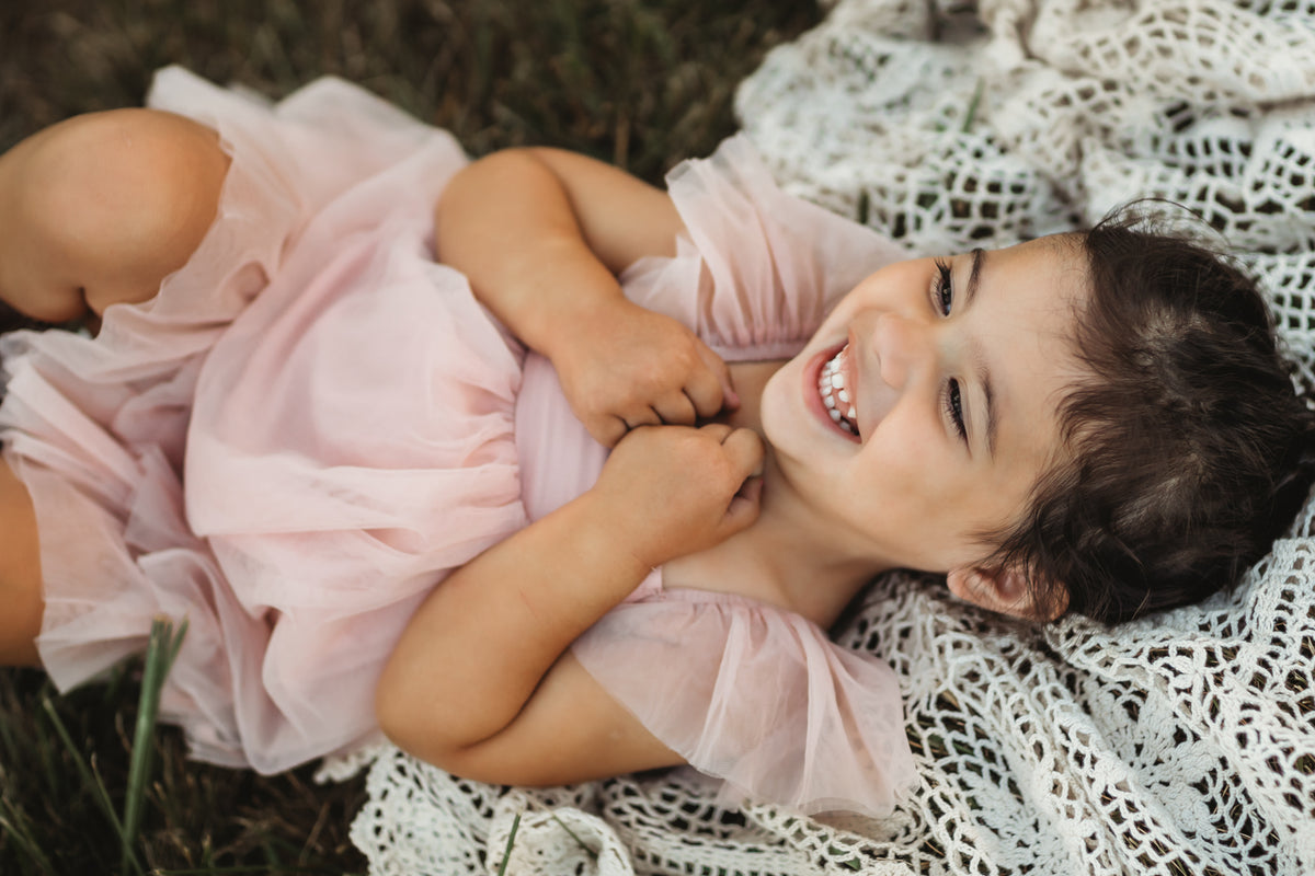 Fawn Tulle Dress (soft pink)