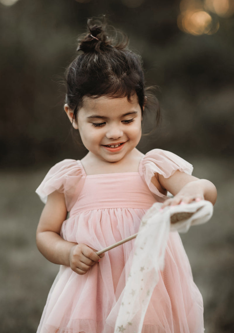 Fawn Tulle Dress (soft pink)