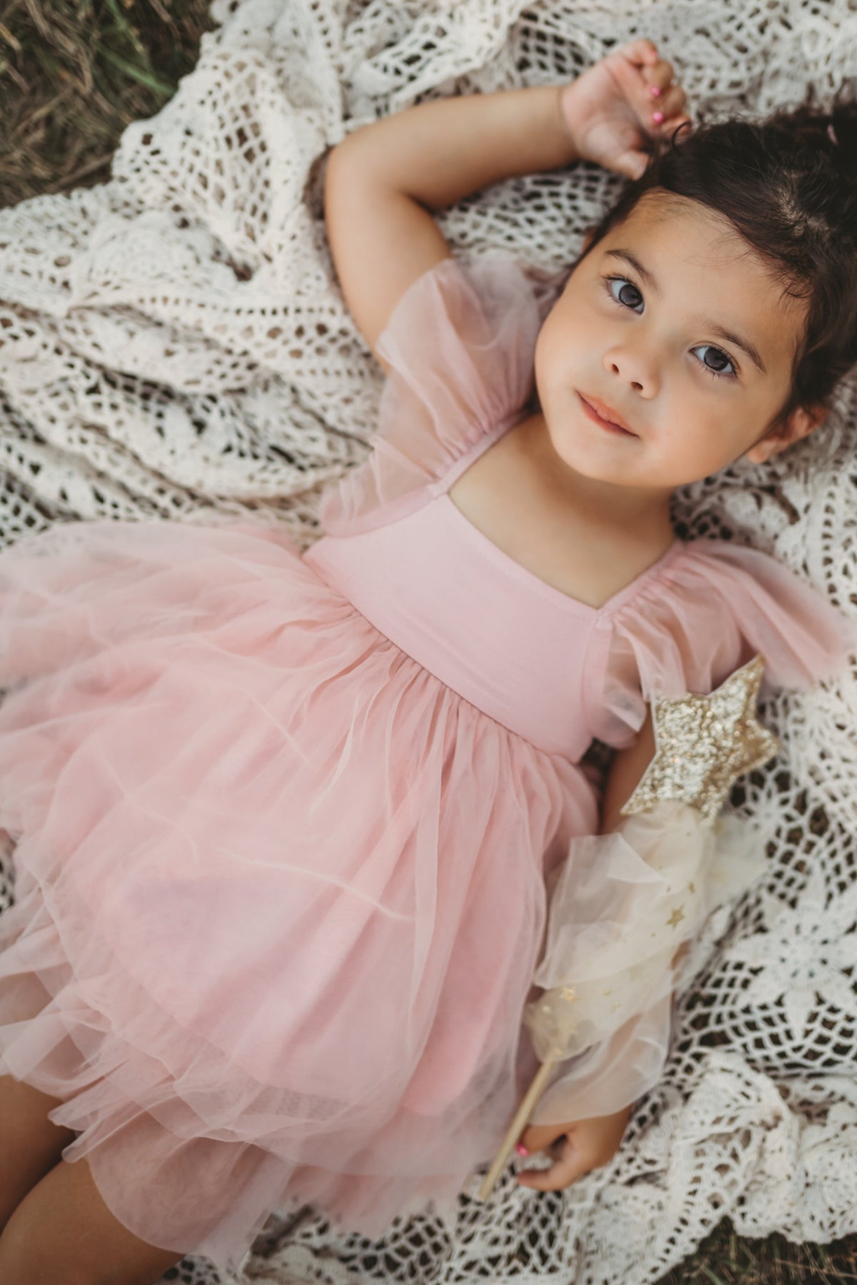 Fawn Tulle Dress (soft pink)