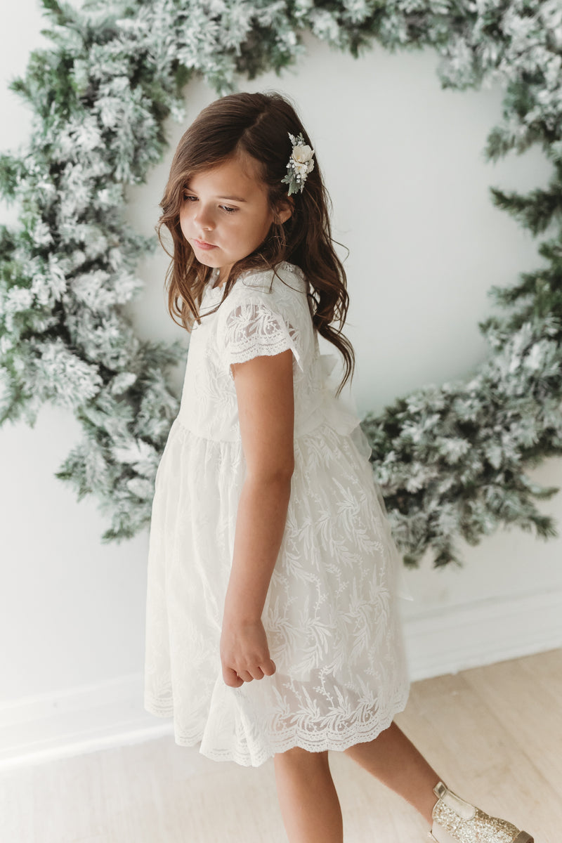 Tabatha Lace Dress (snow)