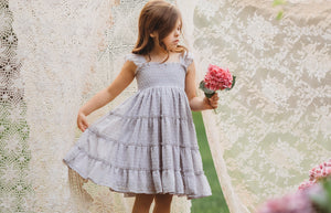 Pia Twirl Dress (lavender) FINAL SALE
