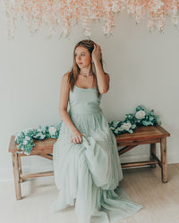 Women's Wendy Dress (mint tulle)