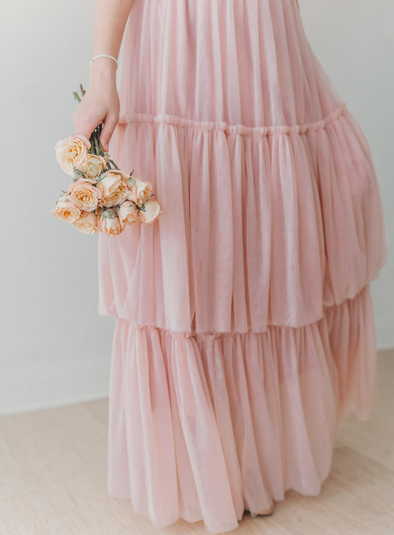 Women's Wendy Tulle Dress (soft pink)