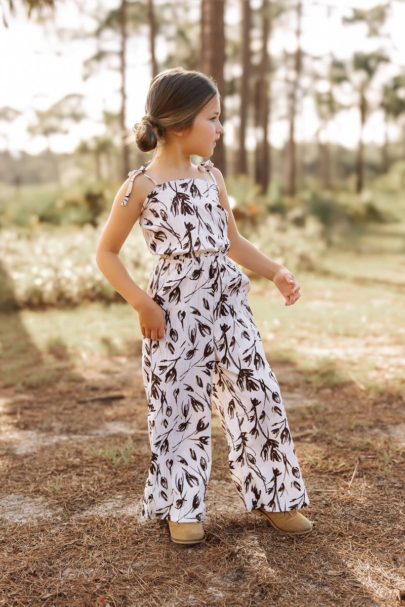 Janice Romper (cocoa tulip) FINAL SALE