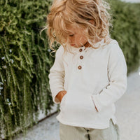 Knox Hoodie (light ivory muslin)