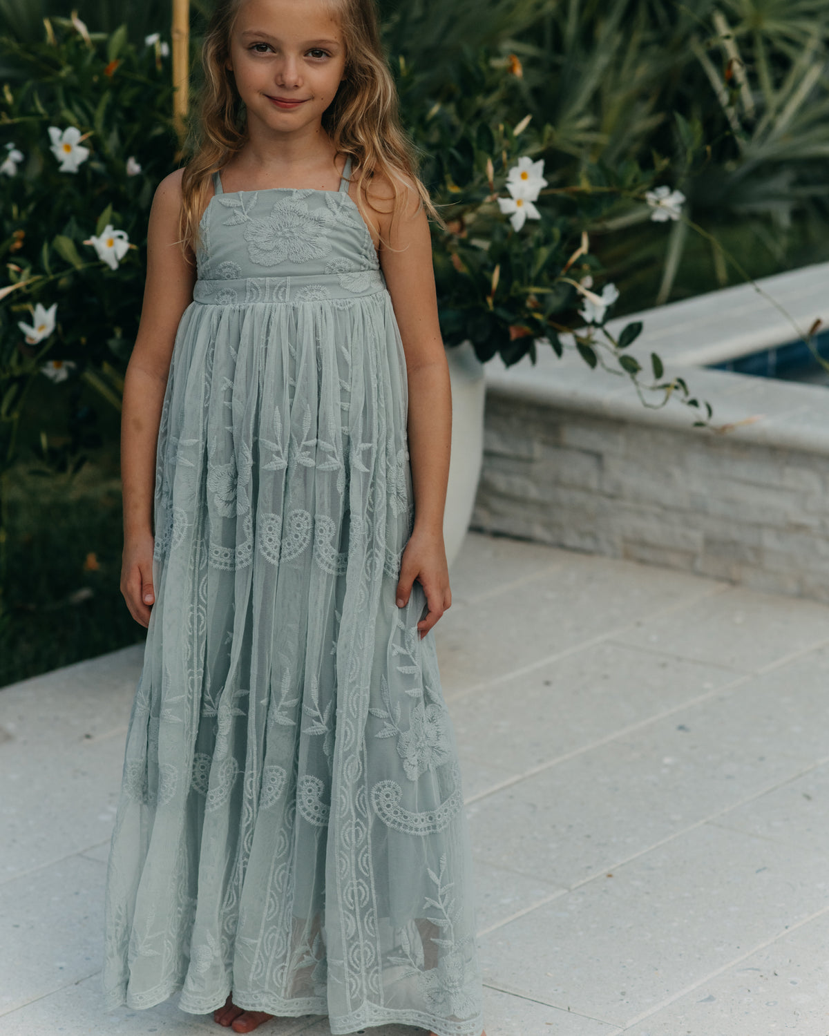 INDIE BLUE Dresses Madeline Lace Dress (airy blue)