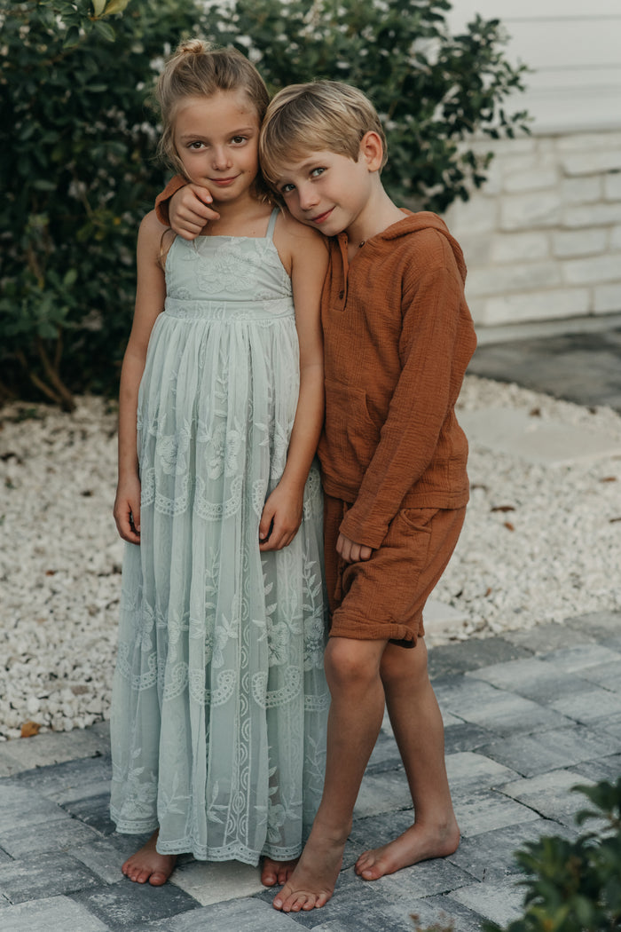 Madeline Lace Dress (airy blue)