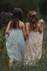 INDIE BLUE Dresses Madeline Lace Dress (natural pink)