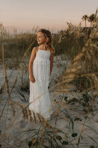 INDIE BLUE Dresses Madeline Lace Dress (white)
