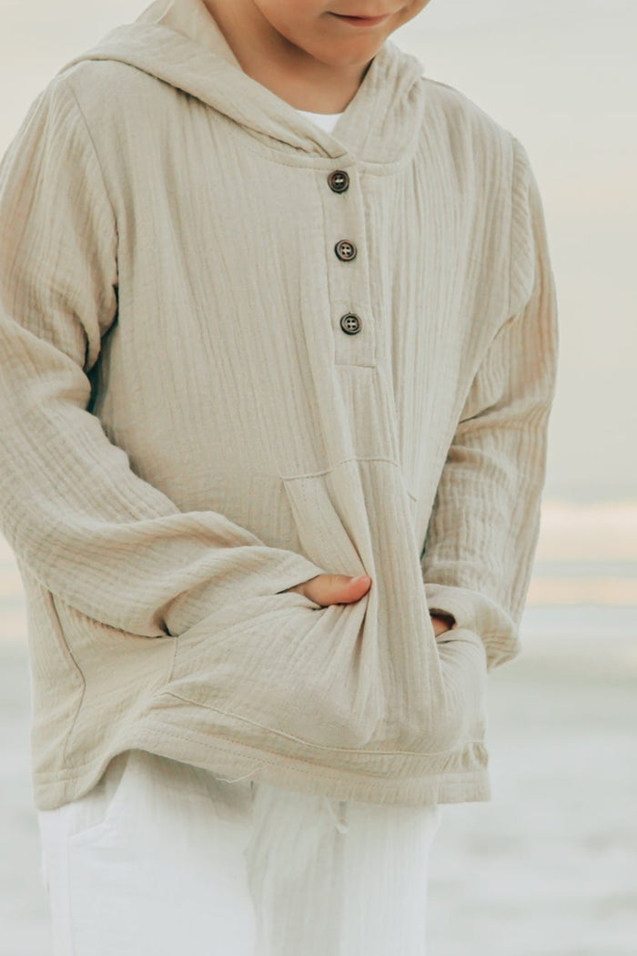 Men's Knox Hoodie (latte muslin)
