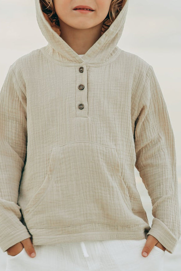 Men's Knox Hoodie (latte muslin)