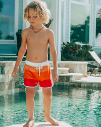 Board Shorts (spice ombre stripe)