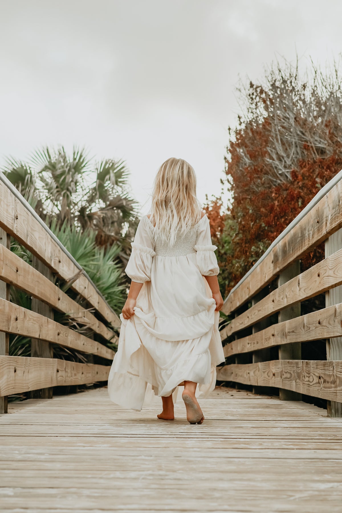 SS Girl's Dress Pippa Maxi (natural tulle)