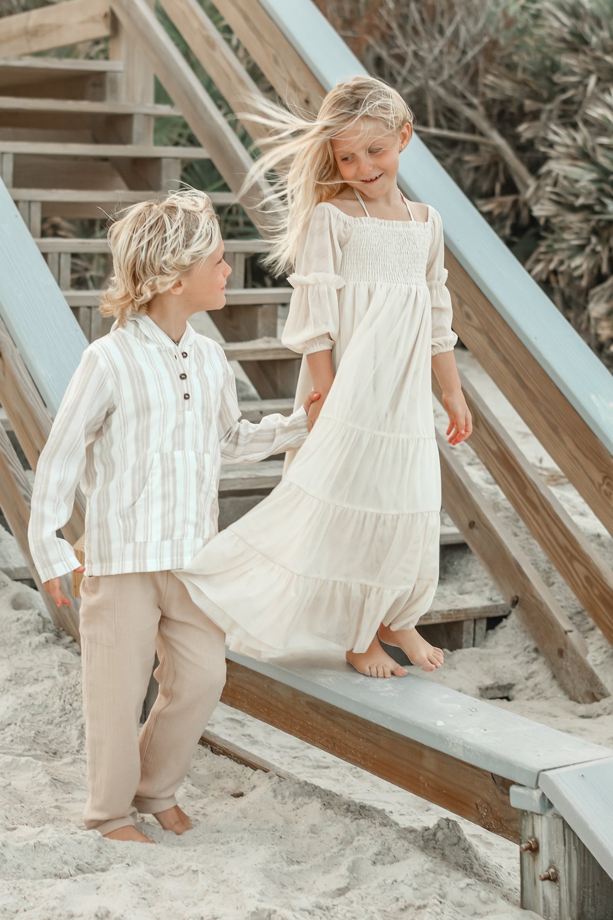 SS Girl's Dress Pippa Maxi (natural tulle)