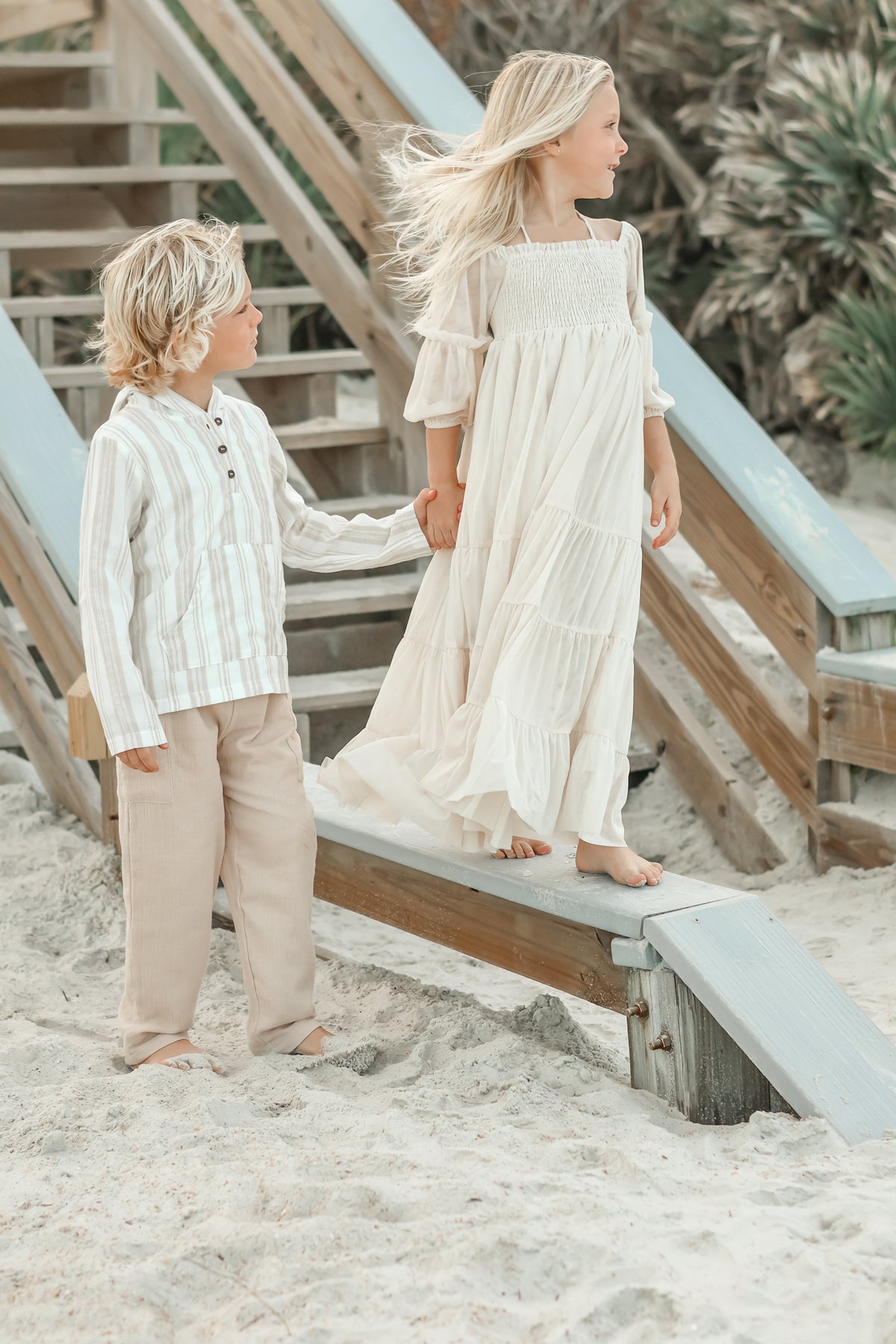 SS Girl's Dress Pippa Maxi (natural tulle)