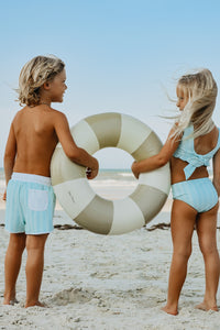 Board Shorts (mint tonal stripe)