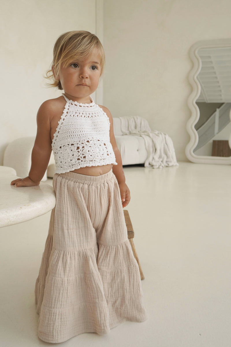 Bella Maxi Pants (latte muslin)