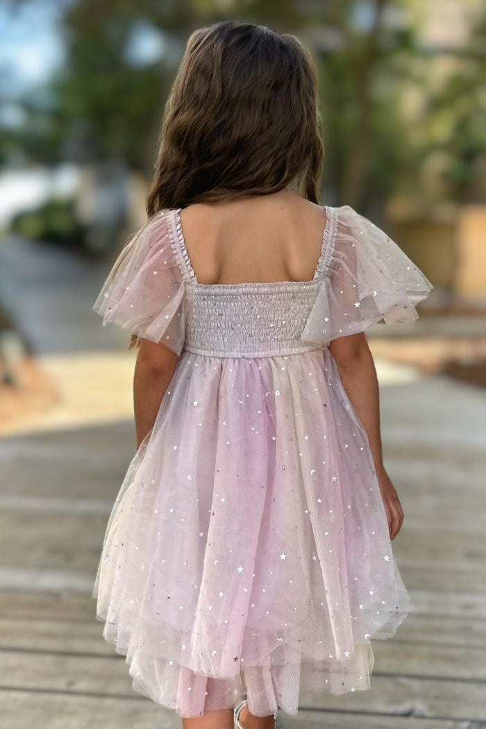 Fawn Dress (rainbow tulle) FINAL SALE