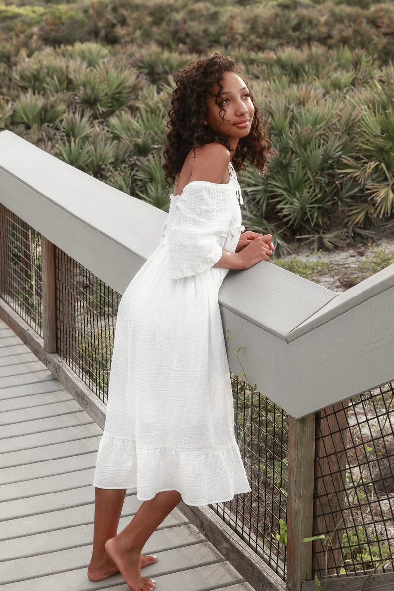 Women's Pippa Dress (white muslin)