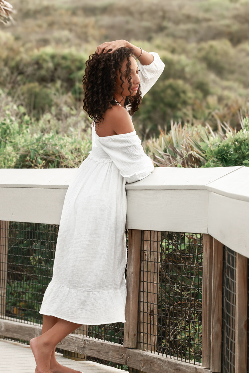 Women's Pippa Dress (white muslin)