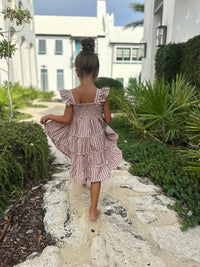 Pia Dress (brown gingham)
