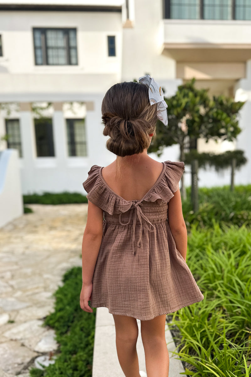 Cora Tunic (mocha muslin)