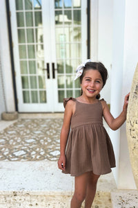 Cora Tunic (mocha muslin)