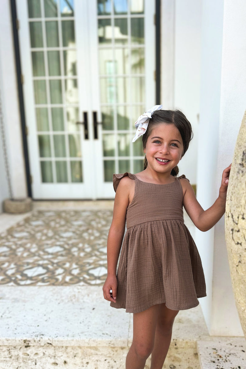 Cora Tunic (mocha muslin)