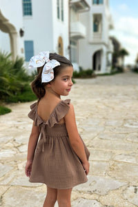 Cora Tunic (mocha muslin)