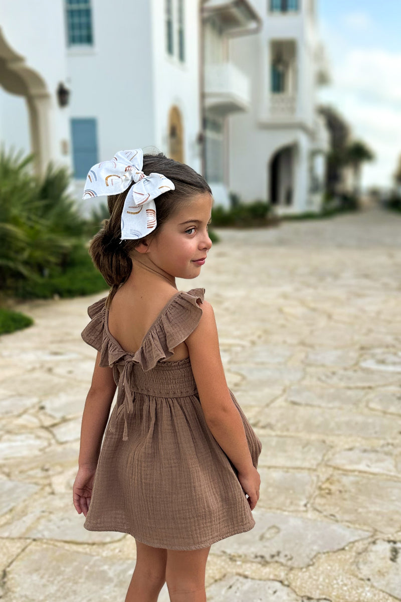 Cora Tunic (mocha muslin)