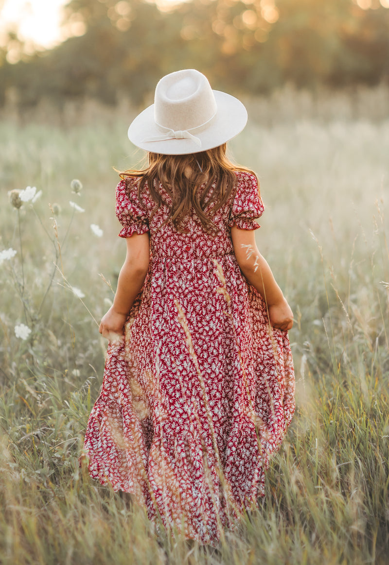 Mae Maxi Dress (whimsy red)