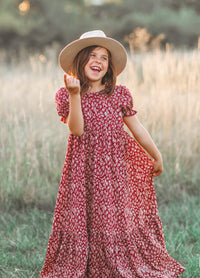 Mae Maxi Dress (whimsy red) FINAL SALE