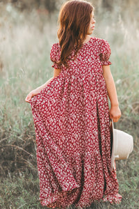 Mae Maxi Dress (whimsy red) FINAL SALE