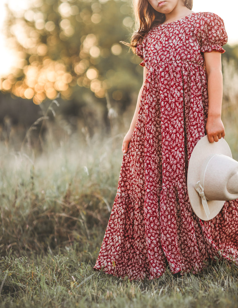 Mae Maxi Dress (whimsy red)