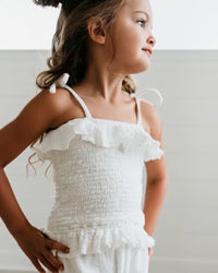 Vivi Top (light ivory muslin)