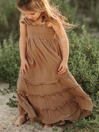 Marabella Dress (mocha muslin)