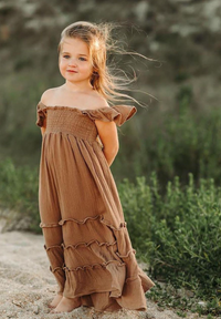 Marabella Dress (mocha muslin)