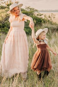 INDIE BLUE Women Women's Marabella Dress (soft pink chiffon)