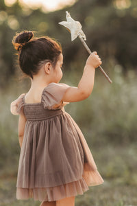 Fawn Dress (mocha tulle)