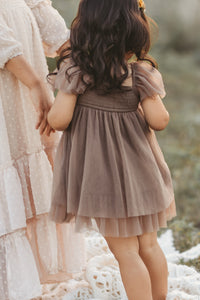 Fawn Dress (mocha tulle)