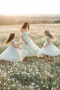 INDIE BLUE Dresses Marabella Dress (mint tulle)