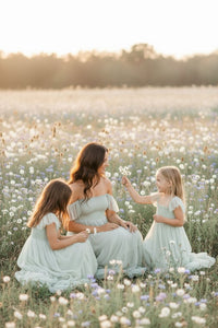 INDIE BLUE Dresses Marabella Dress (mint tulle)