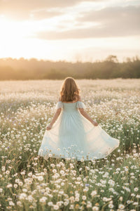 INDIE BLUE Dresses Marabella Dress (mint tulle)