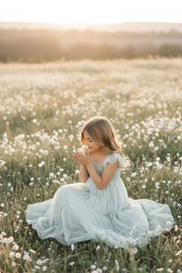 INDIE BLUE Dresses Marabella Dress (mint tulle)