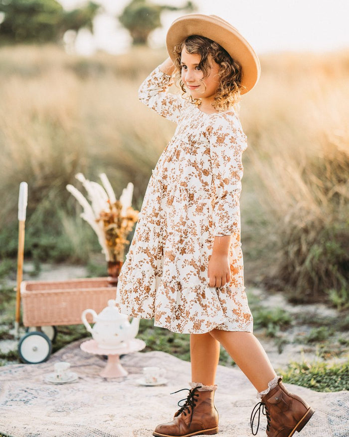 Nora Dress (fall floral)