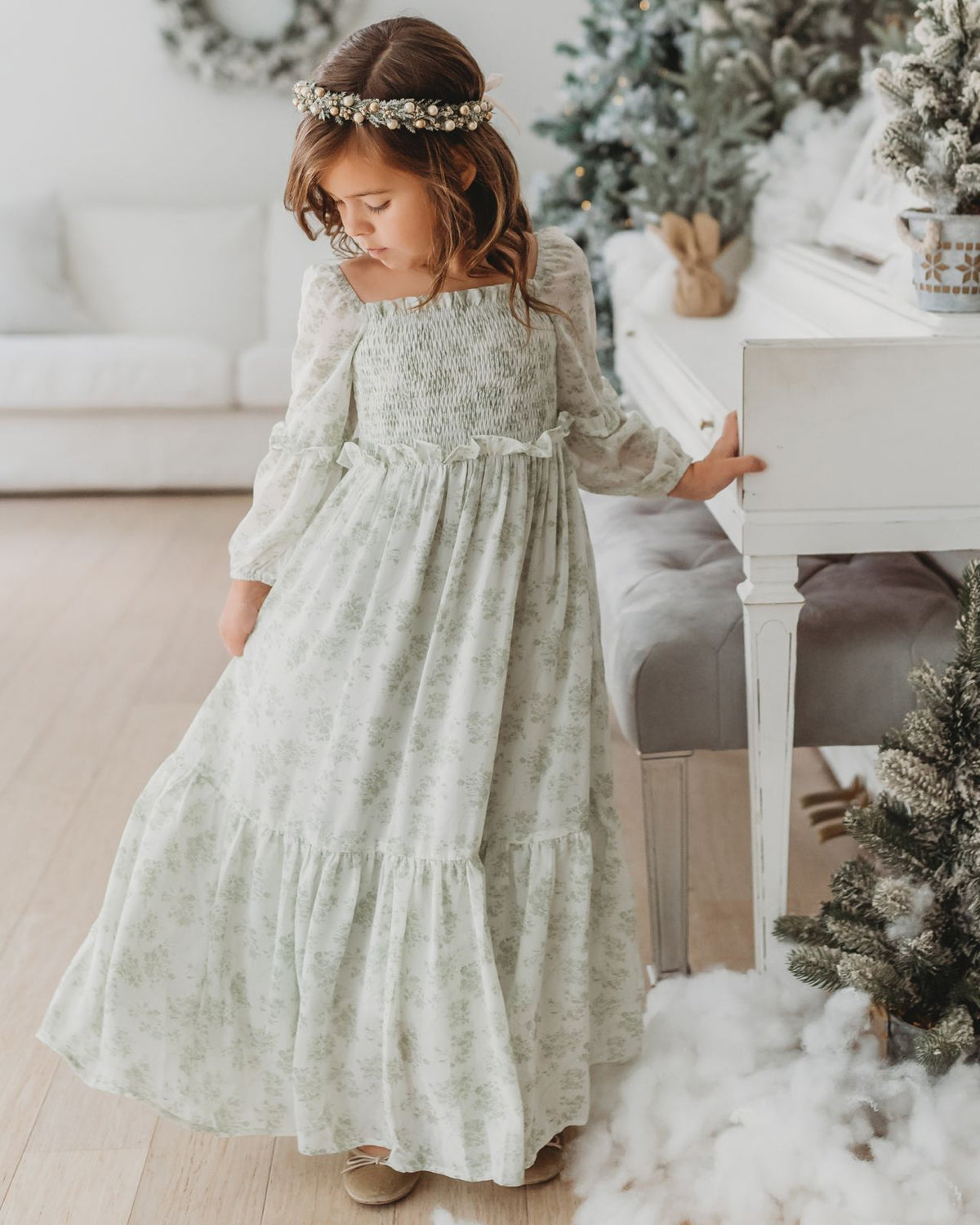 Sophia Dress (wispy sage)