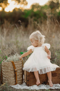 Fawn Dress (antique ivory tulle)